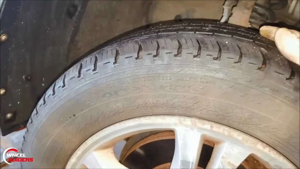 dry rotted tires