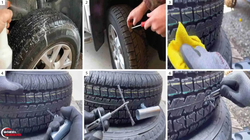 Steps on how to plug a tire