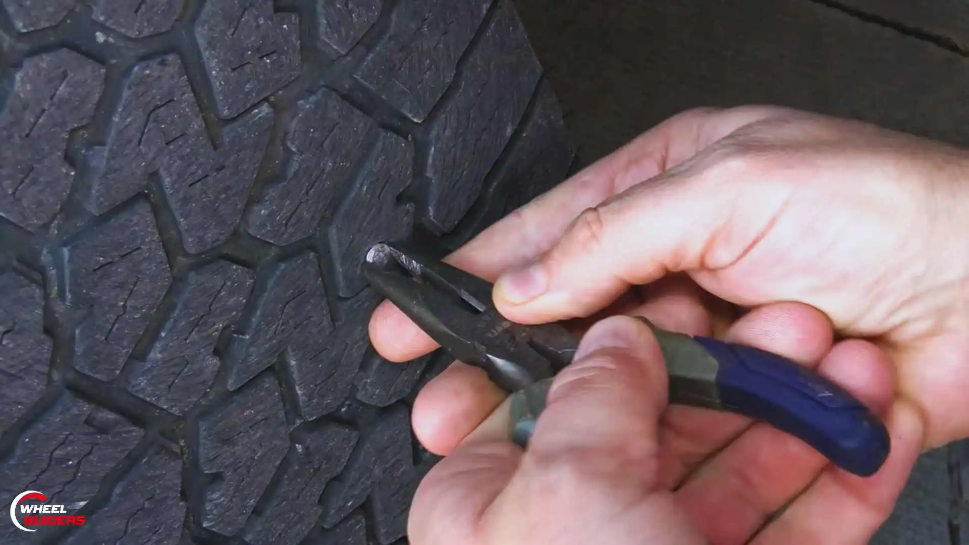 Locate the puncture and remove the puncture causing object