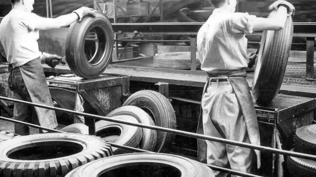 Bridgestones old manufacturing tire image