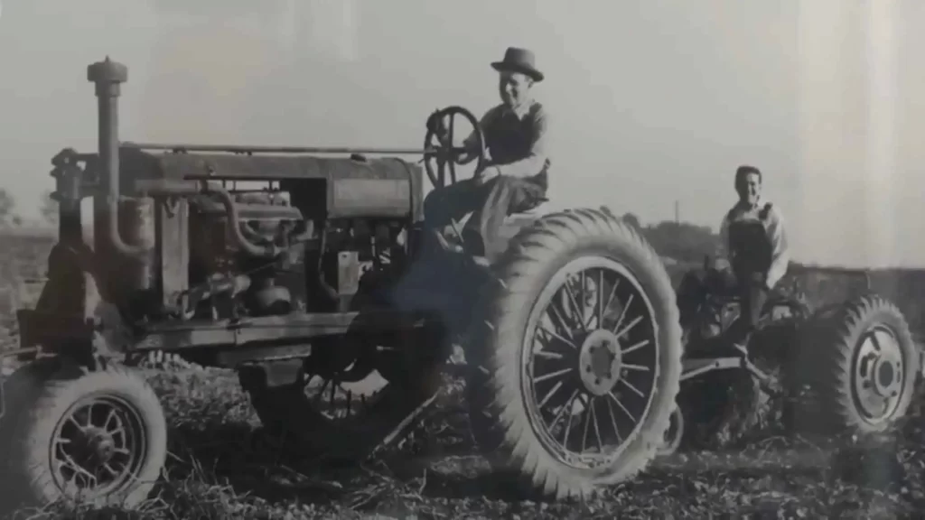 Firestne's first pneumatic tractor tire